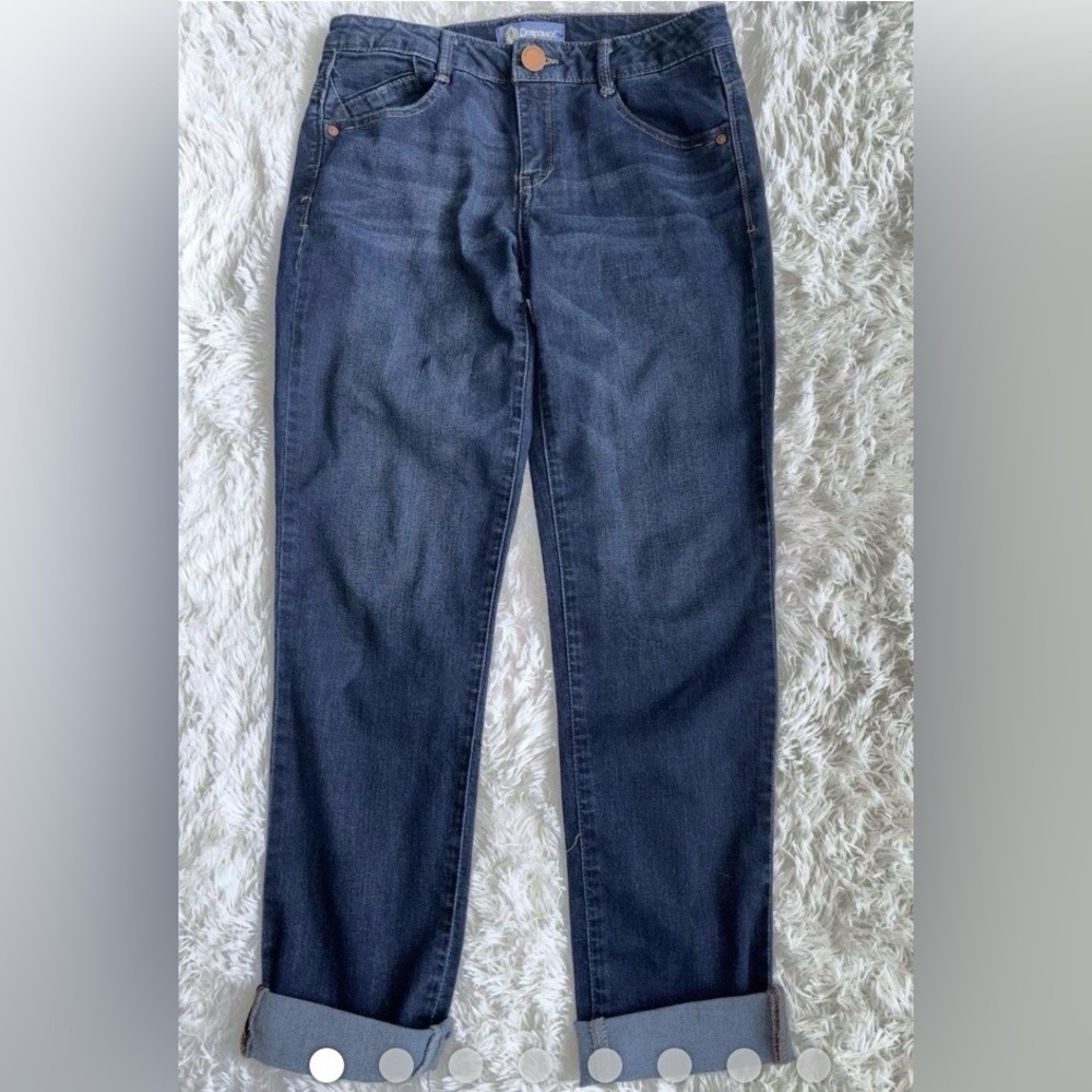 Democracy Dark Blue Womens Flex-ellent Jeans. Size 4. Excellent condition.